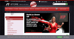 Desktop Screenshot of f1-store.cz