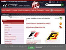 Tablet Screenshot of f1-store.cz